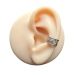 Ear Cuff 925 Sterling Silber Ohrklemme mit Monden und Sternen