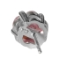 Ohrstecker 925 Sterling Silber mit Zirkonia Blume in pink