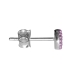 Ohrstecker 925er Sterling Silber mit kleinen Kugeln in hellem pink 4mm