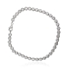 MARTIN1985 Damen Karabiner Tennisarmband 925 Sterling Silber 19cm Zirkonia mit Geschenkverpackung